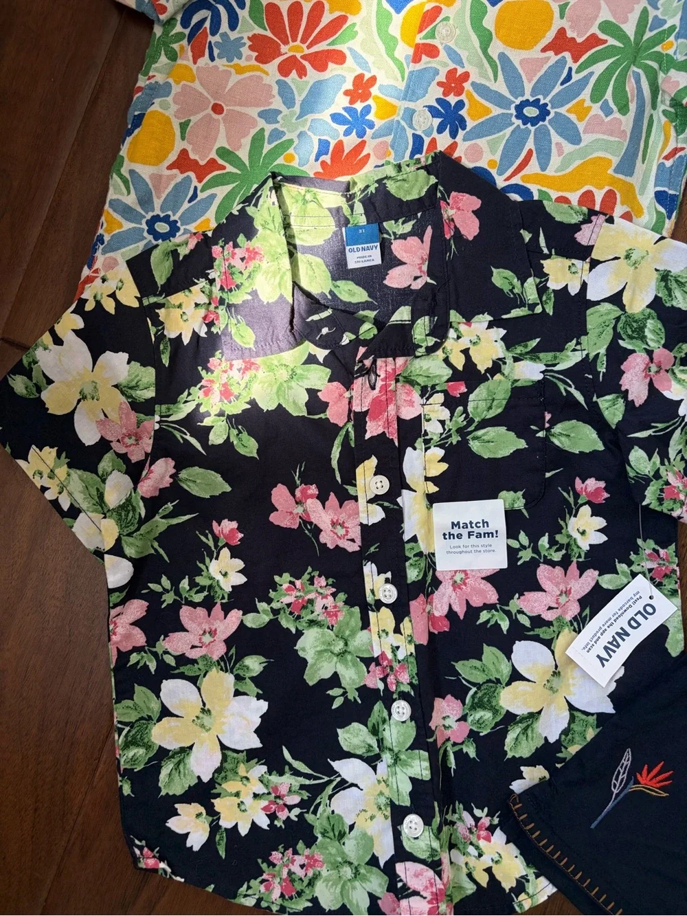 Lot Old Navy Kids' Button-Down Shirt Set size 3T -nwr